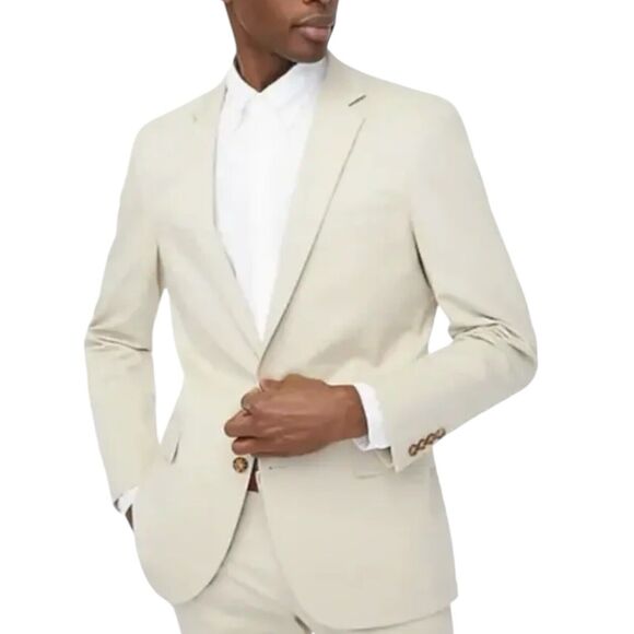J. Crew Other - J Crew‎ Men's 40L Thompson Stretch Suit Jacket Stretch Chino Chic Preppy BA491
